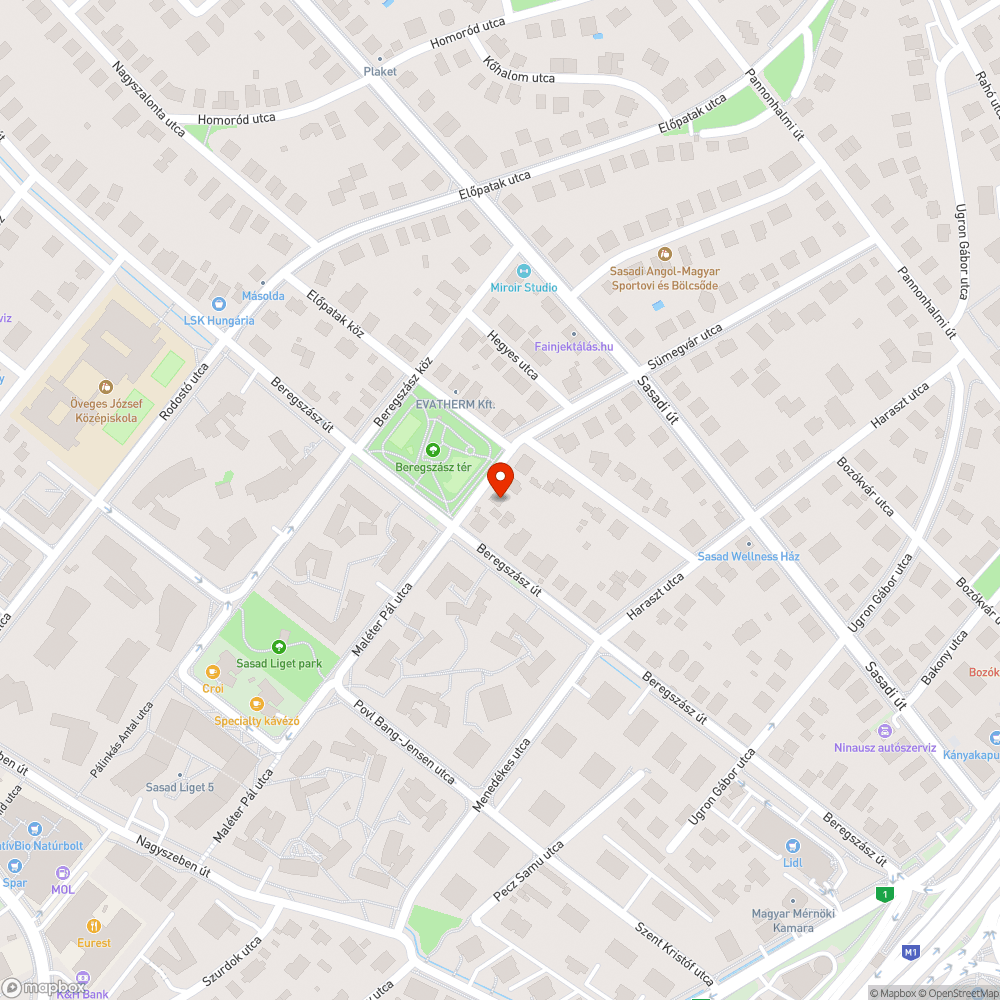 Kábelek a Sümegvár utcában bejelentés helye