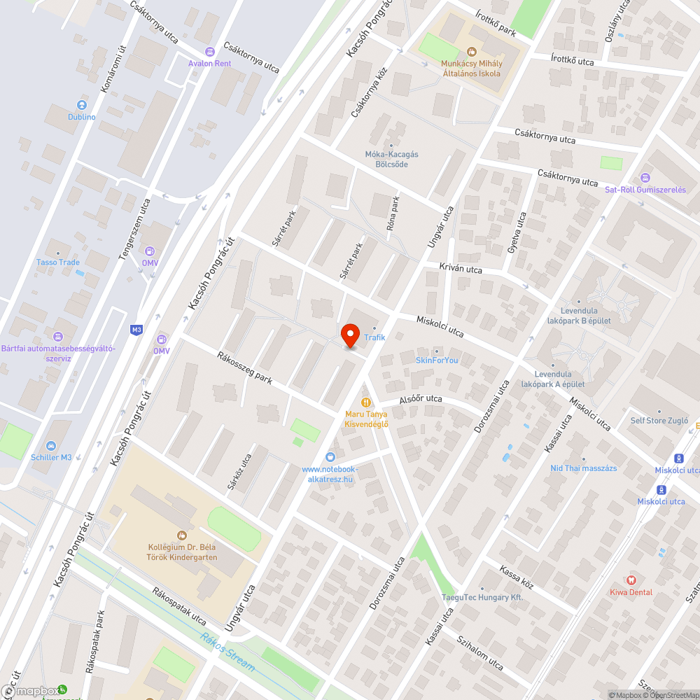 Roncs Volkswagen bejelentés helye