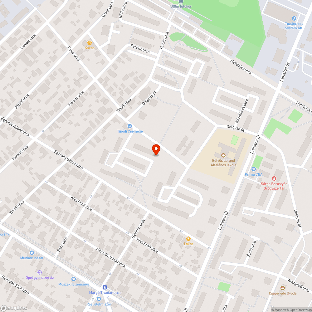 Szellőző kürtő alatti beton tartószerkezet elöregedett, veszélyes bejelentés helye