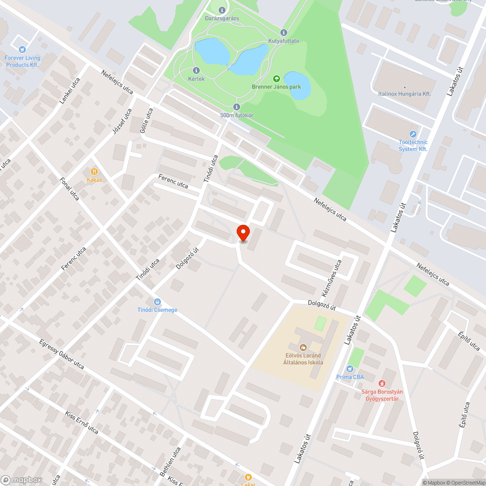 Elkorrodált, sérült megdőlt utcanévtábla bejelentés helye