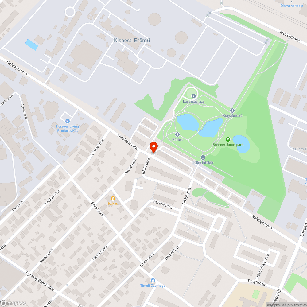 Rozsdás, esztétikailag kifogásolható tábla bejelentés helye