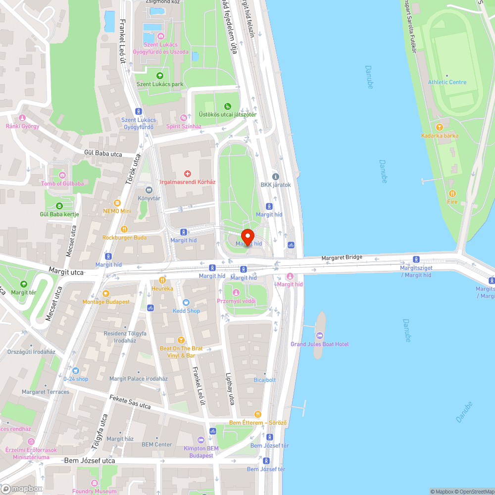 Törött pad bejelentés helye