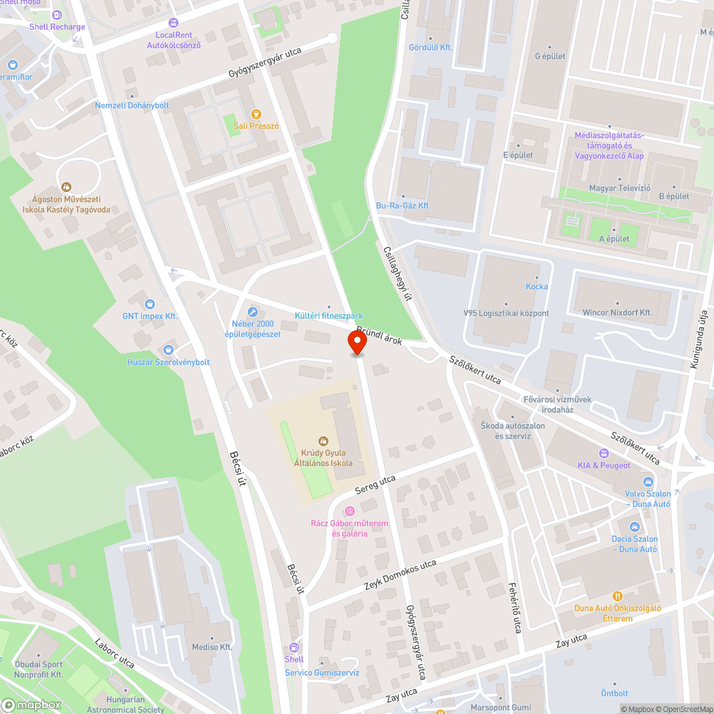 Bútorok kipakolása a fák közé bejelentés helye