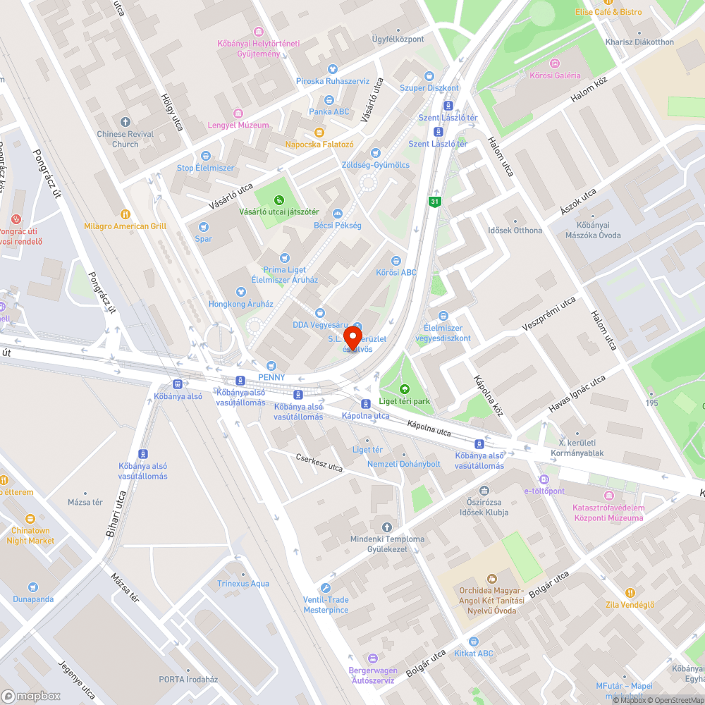 Egy darab balesetveszélyes aknafedél bejelentés helye