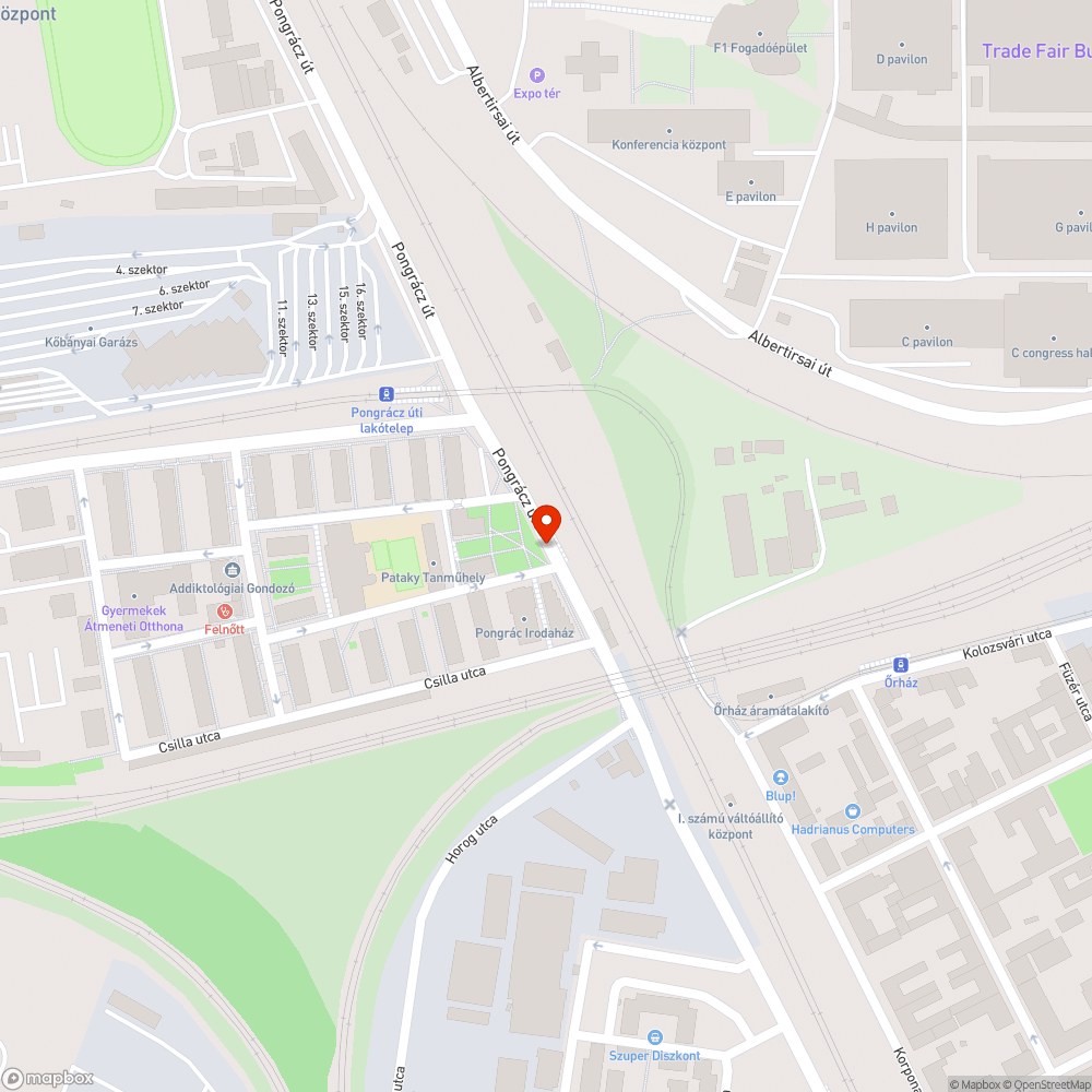 Lombozat miatt rosszul látható jelzőlámpa bejelentés helye