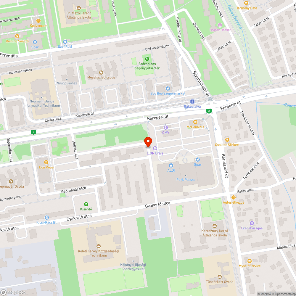 Járdára lógó faágak bejelentés helye