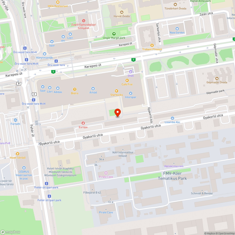 Firkált szekrény Árkád mögött bejelentés helye