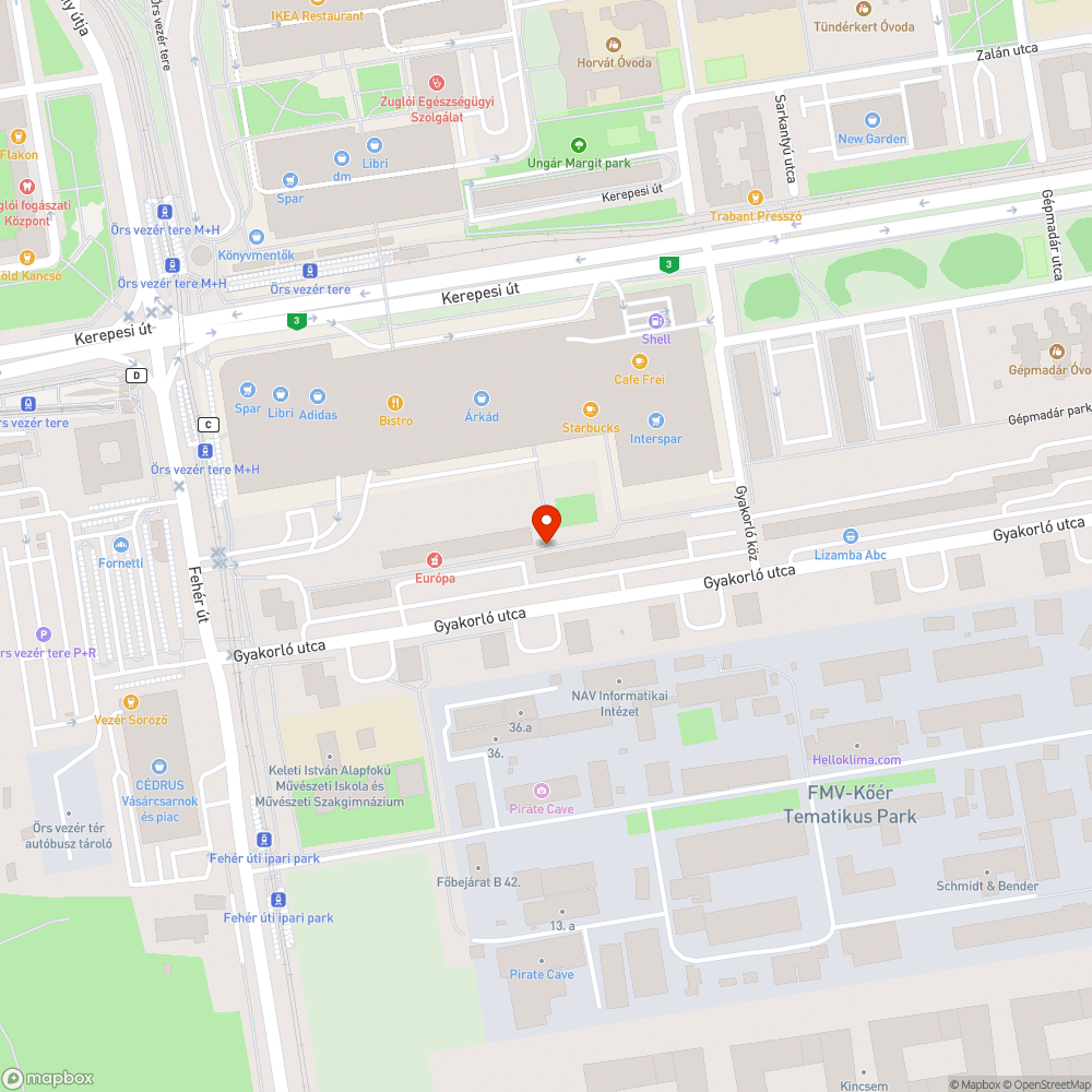 Botlásveszélyes fedlap bejelentés helye