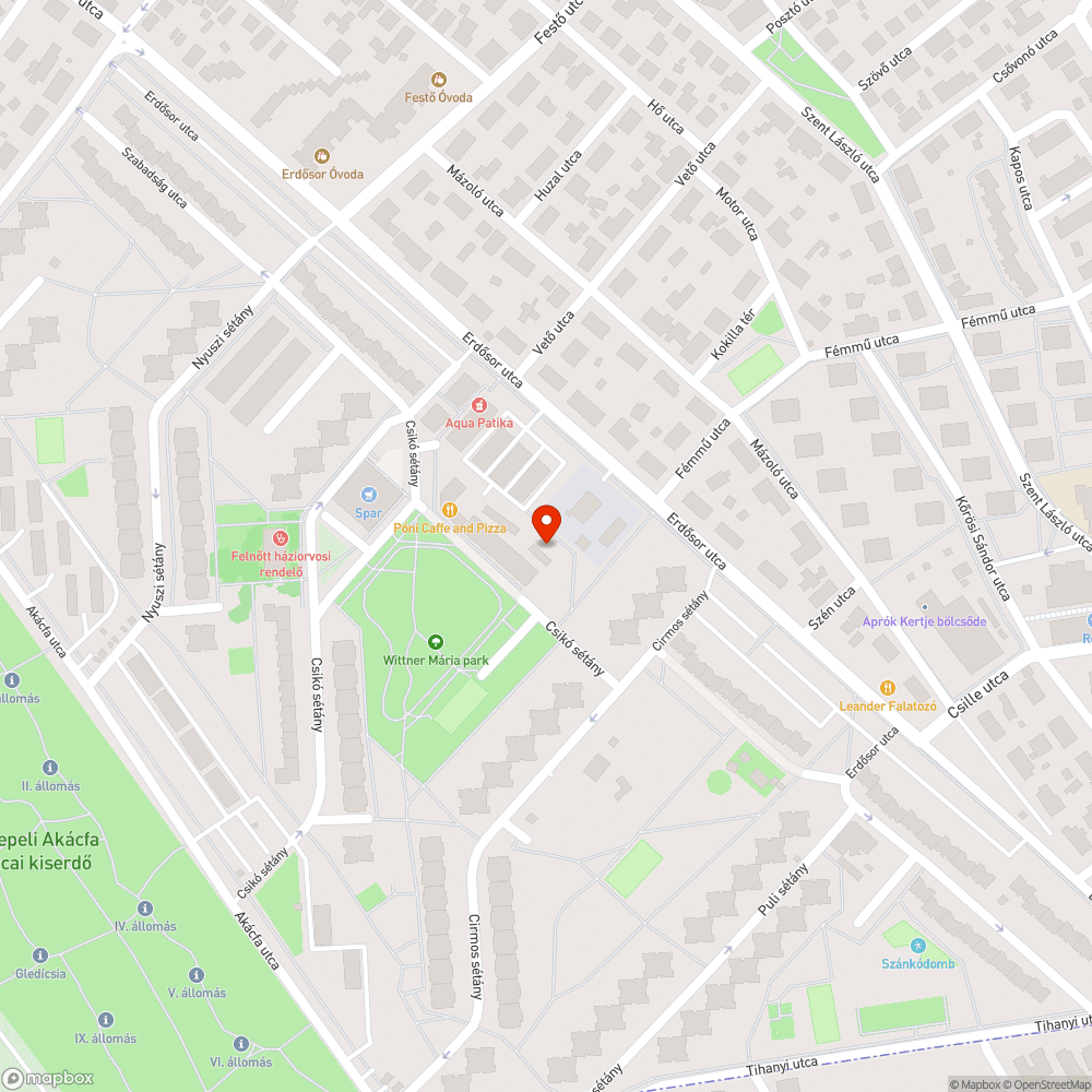 Elhagyatott Telekom oszlop bejelentés helye