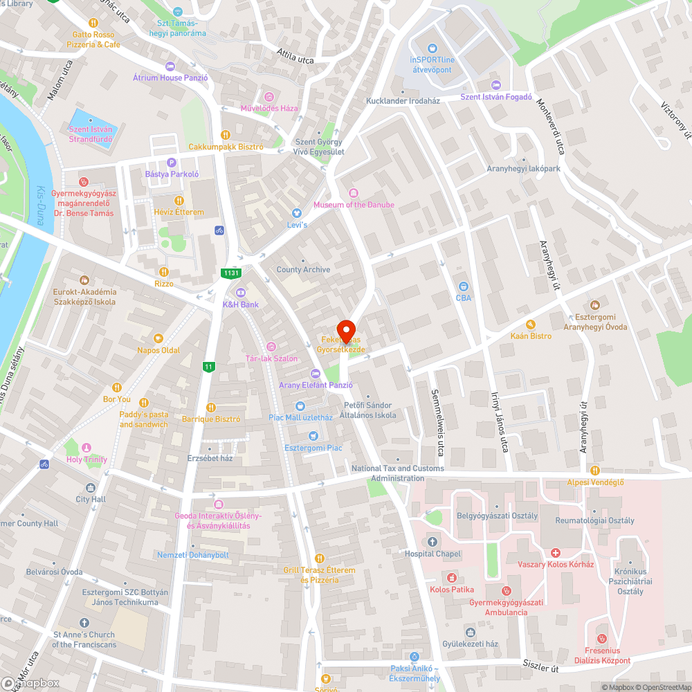 Parkolás Kölcsey Ferenc utca dupla öböl bejelentés helye