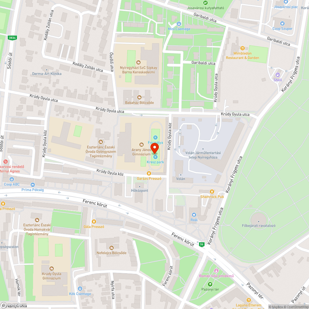 Kresz park táblái hiányoznak bejelentés helye