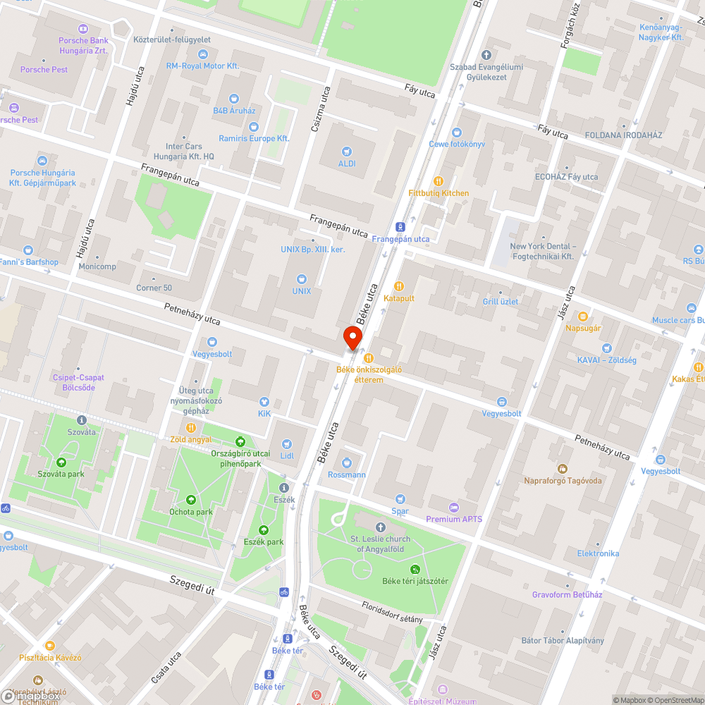 nyitott doboz bejelentés helye