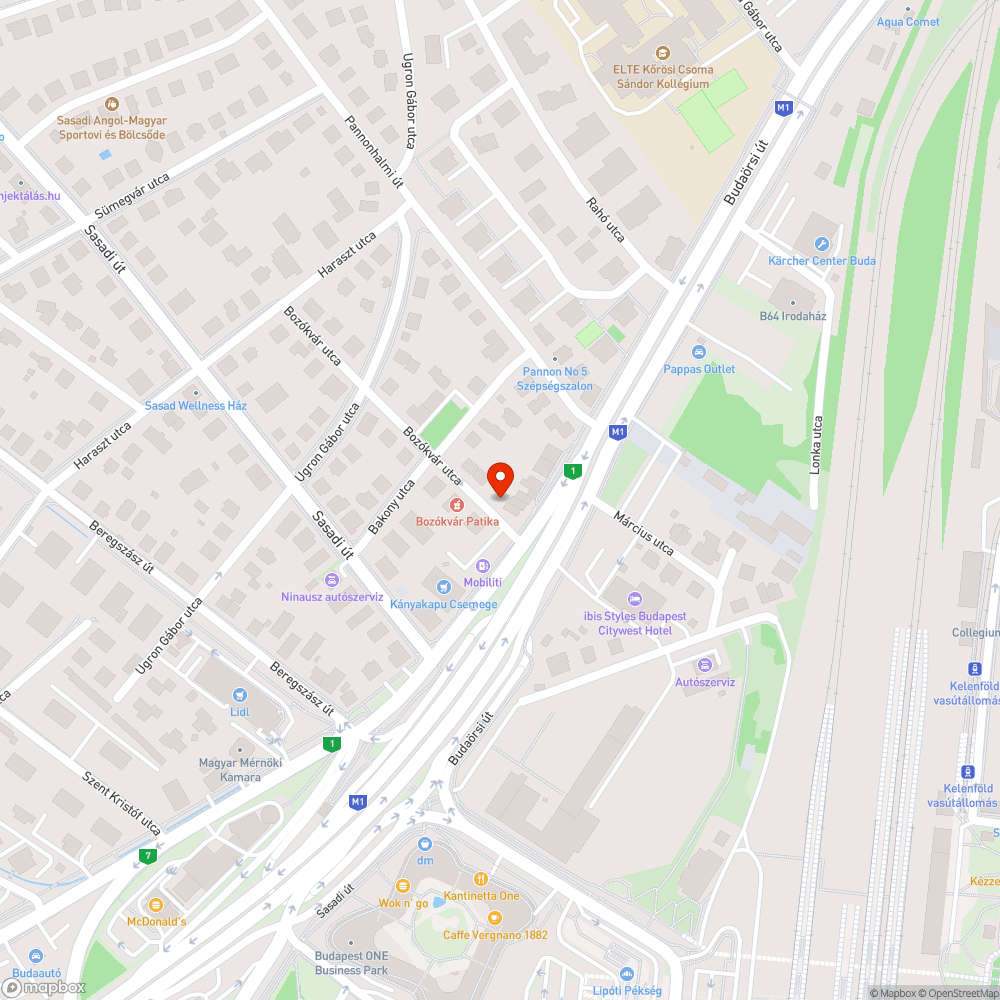 Bozókvár utca járdán parkolás bejelentés helye