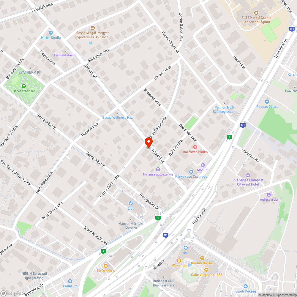 Szürke Peugeot 407 Sasadi út bejelentés helye