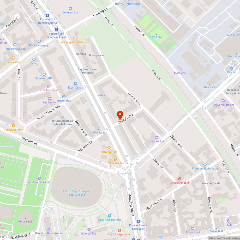 Kerék nélküli, parkolójegy nélkül parkoló autó bejelentés helye