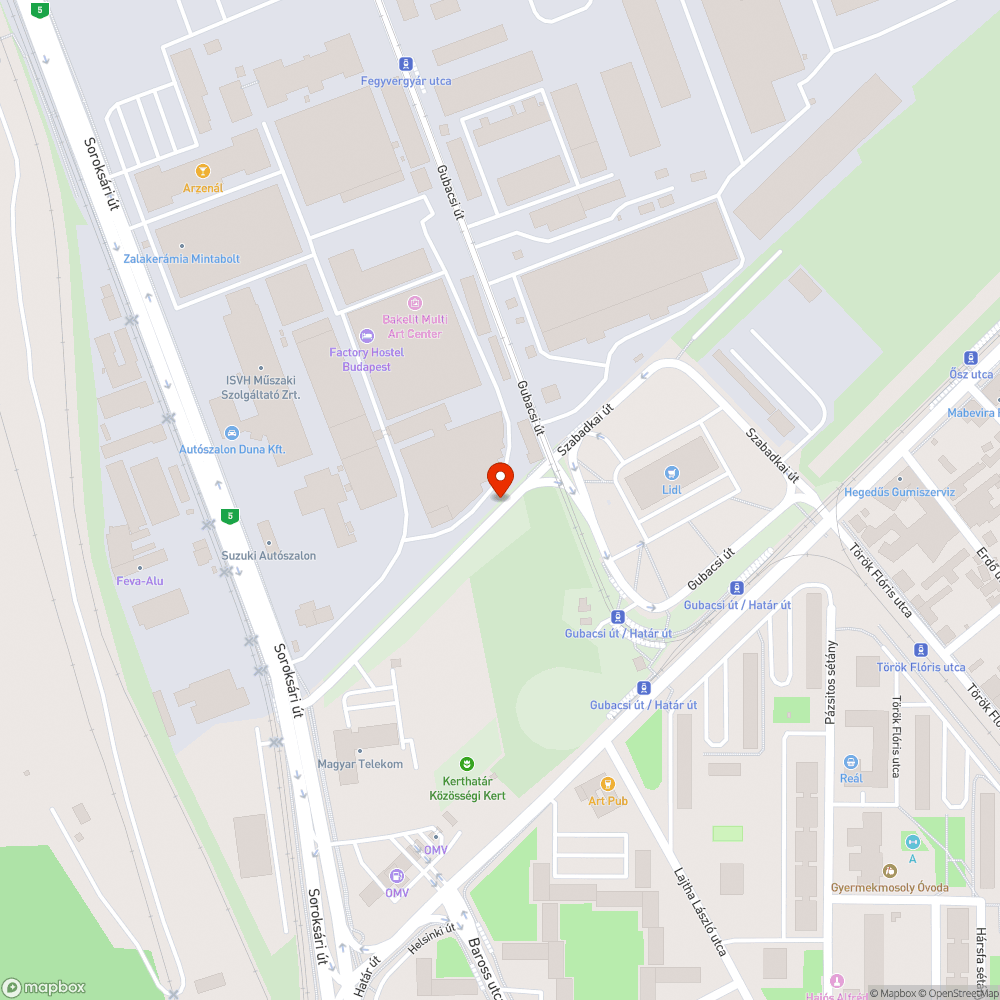 Burkolathiányok a Szabadkai úton bejelentés helye