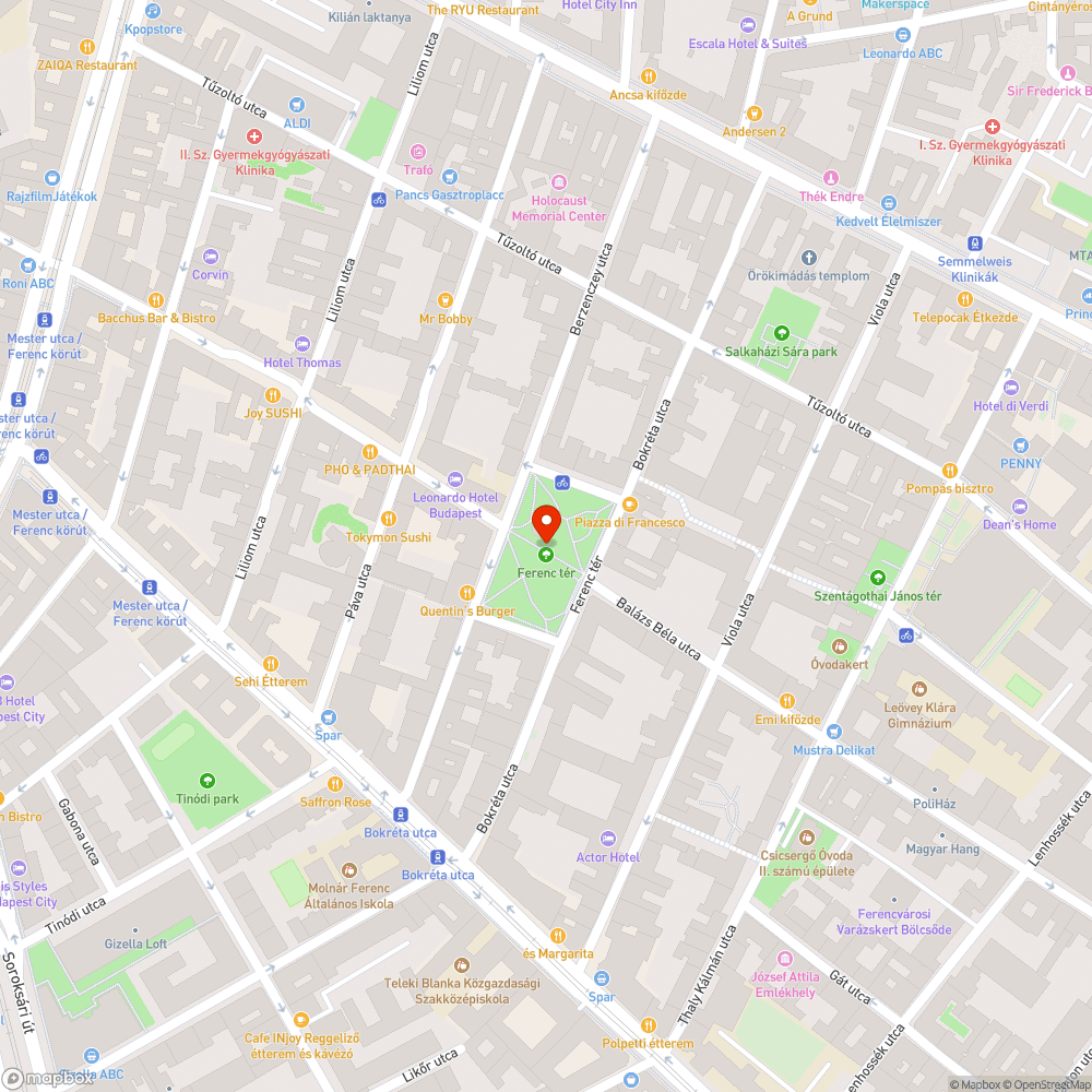 Üres fahely bejelentés helye