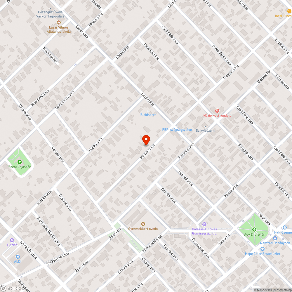 Kiszáradt fák bejelentés helye