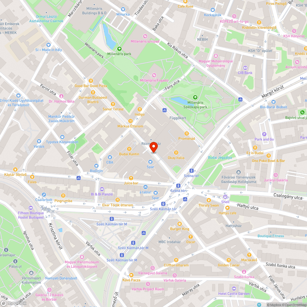 Szemetes zöldfelület bejelentés helye