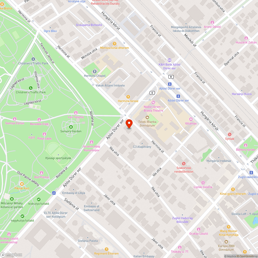 Eperfa termése a járdán bejelentés helye