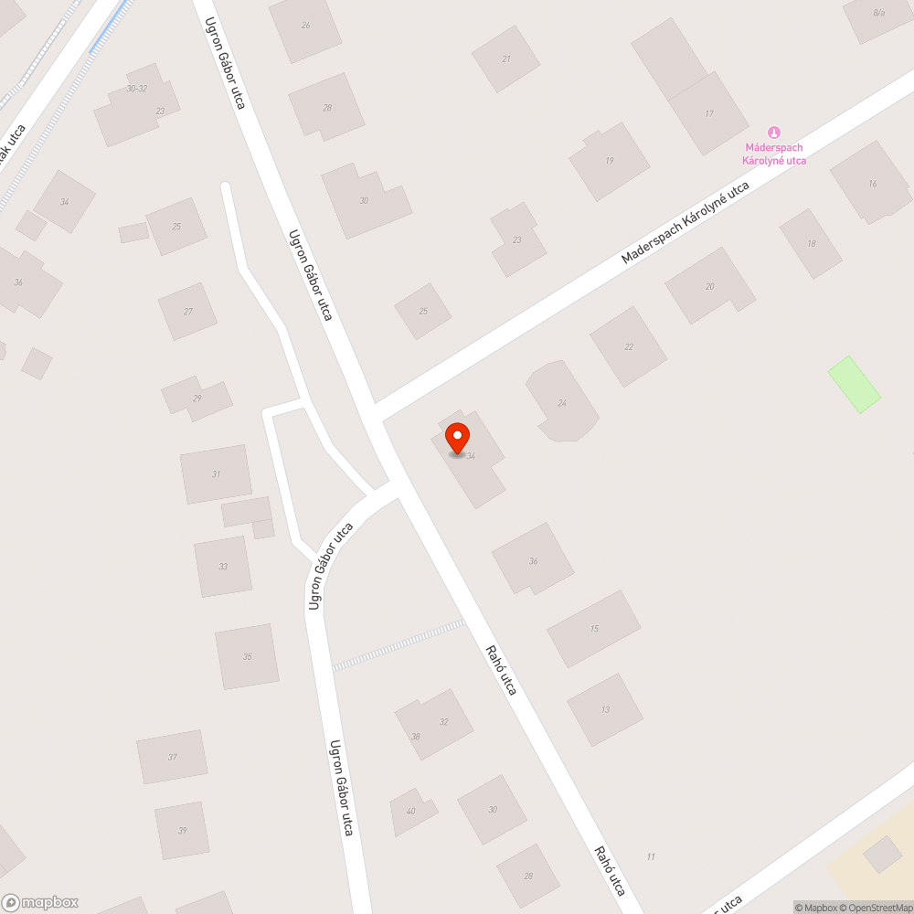 Kék Ford Fiesta Ugron Gábor utca bejelentés helye