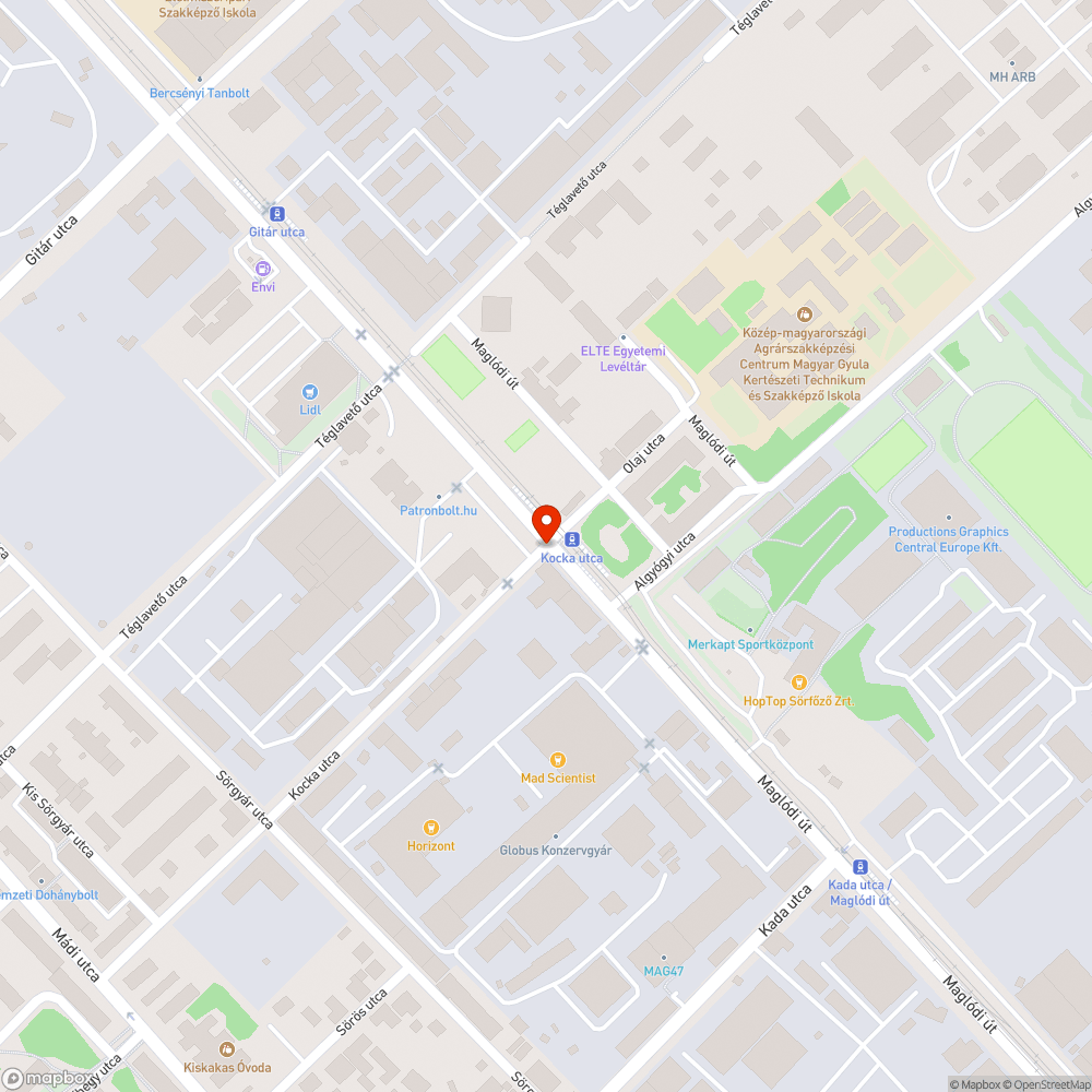 Egy megdőlt közlekedési tábla bejelentés helye