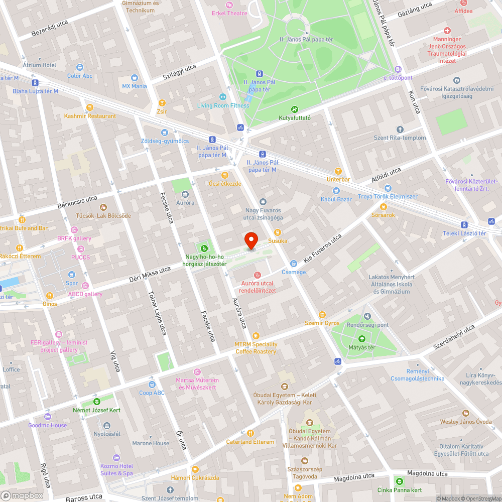 Nem működő ivókút bejelentés helye