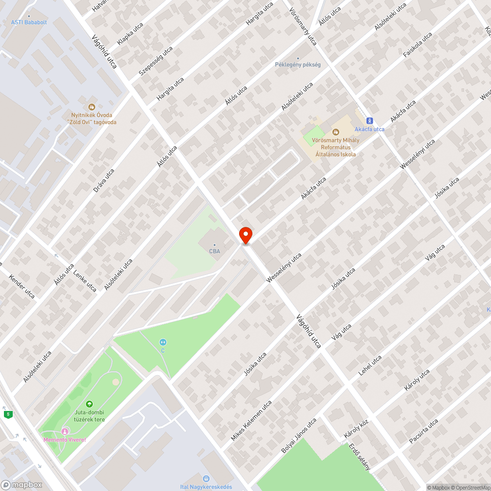 Szemét bejelentés helye