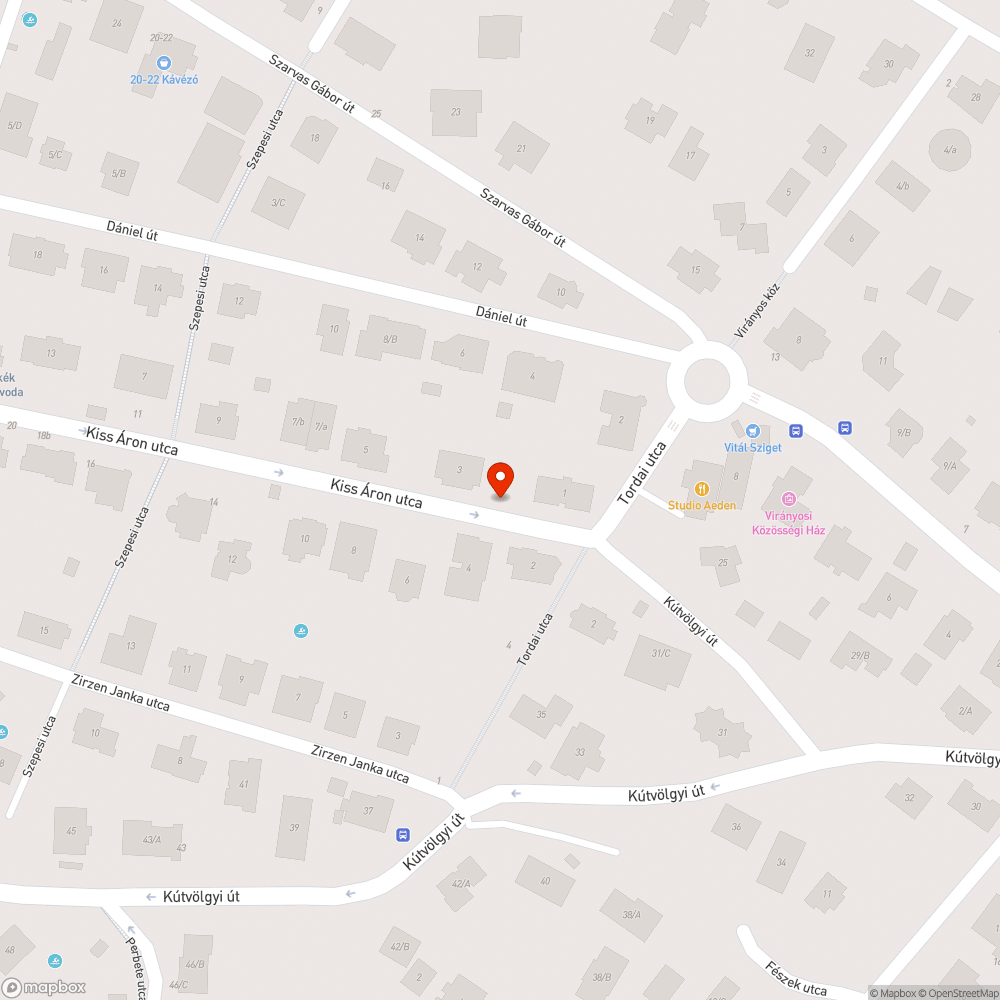 Elhalványodott kerékpárút felfestés miatti veszély bejelentés helye