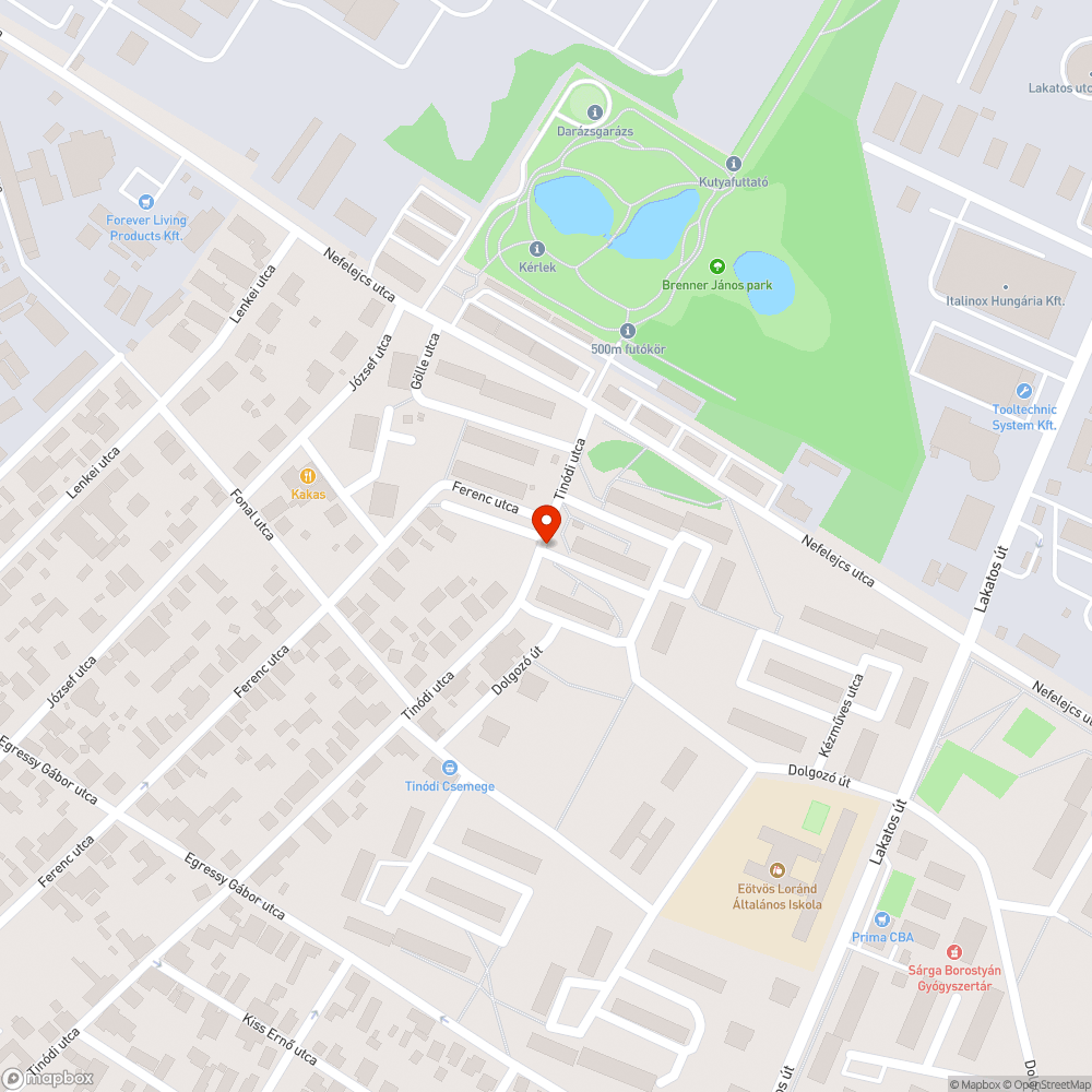 Sérült tábla bejelentés helye