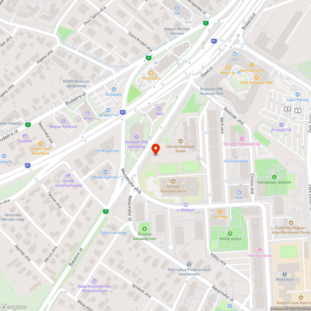 Kiszáradt fák bejelentés helye