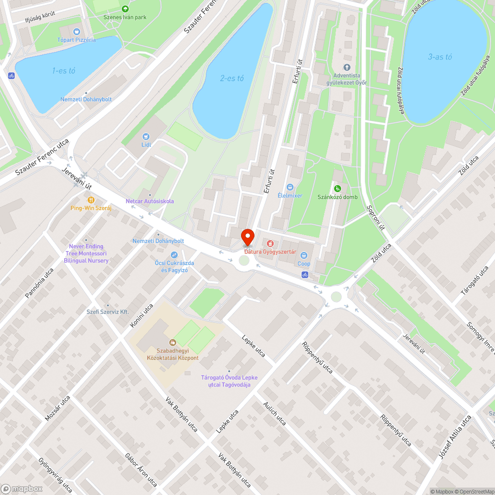 Csatornafedél mellett elkezdett az út beszakadni bejelentés helye