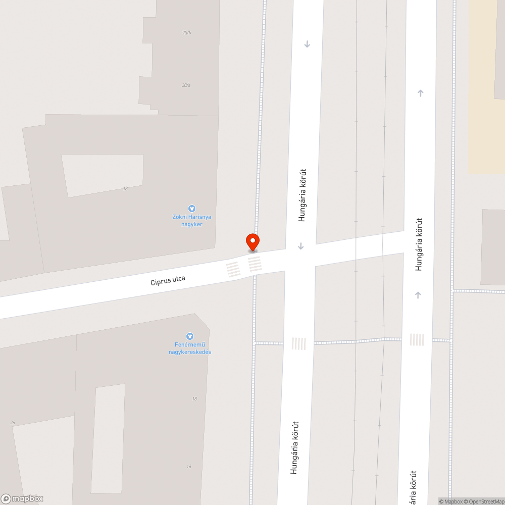 Hiányzó fényterelő bejelentés helye