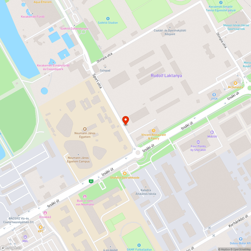 Sérült peron bejelentés helye