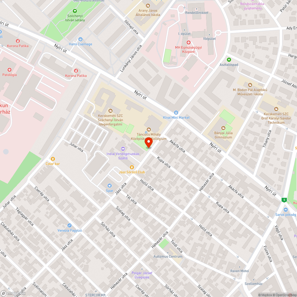 Kijött fedél bejelentés helye