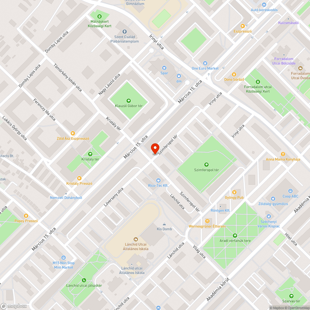 Kátyú a parkolóban bejelentés helye