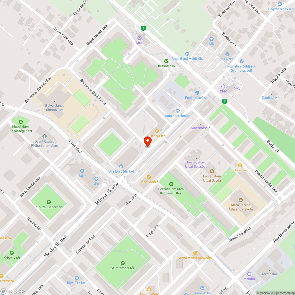 Hiányzó vízelvezetés bejelentés helye