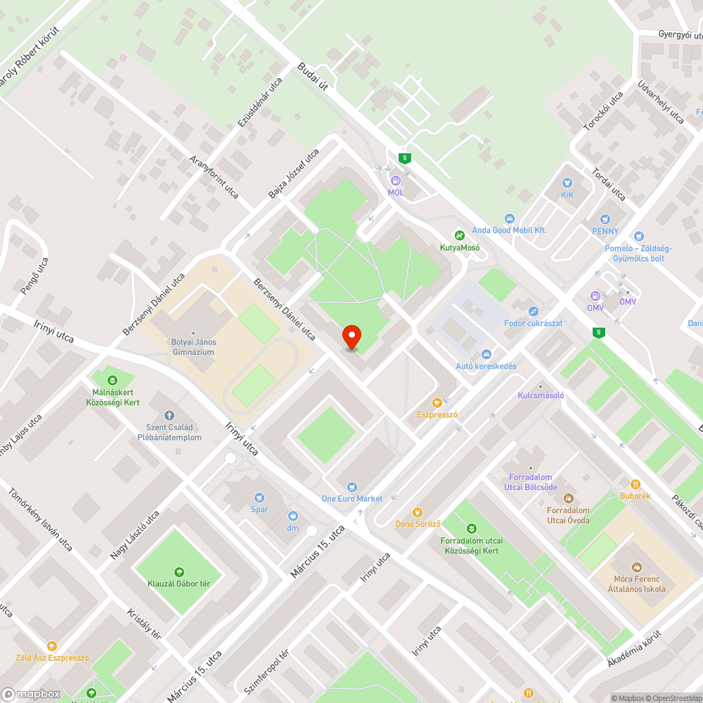 Rozsdabarna szekrény bejelentés helye