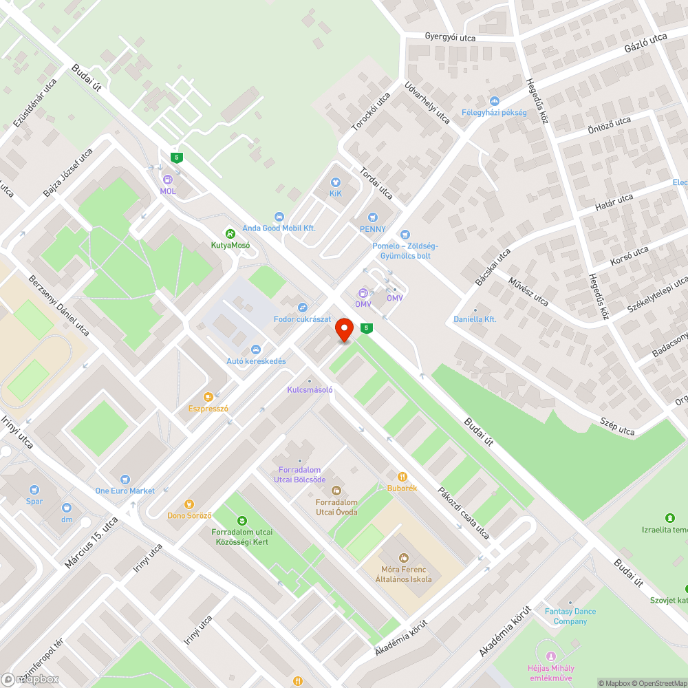 Beszakadt fedlap bejelentés helye