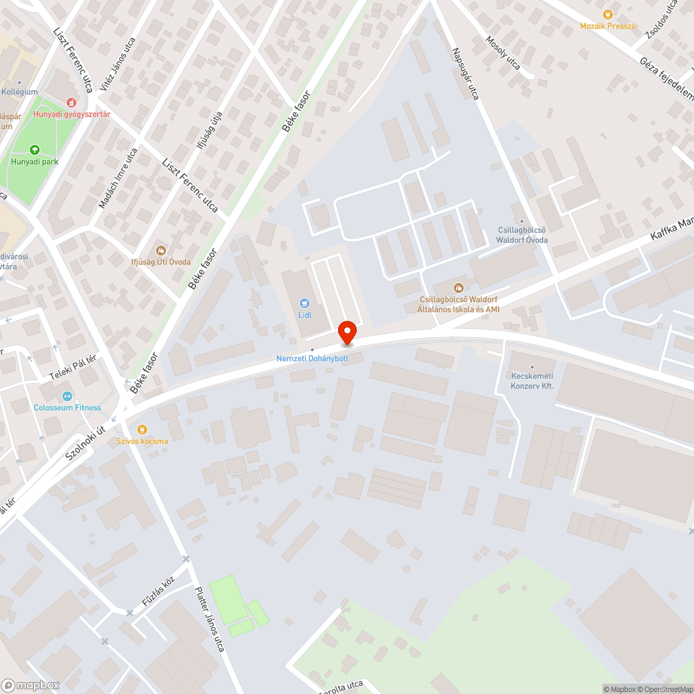 Eltömődött víznyelő bejelentés helye