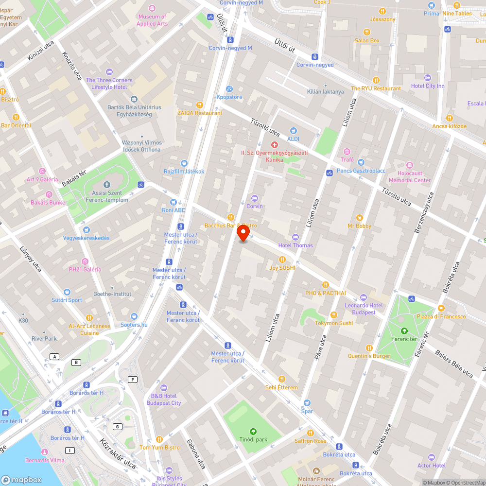 Vízözön bejelentés helye