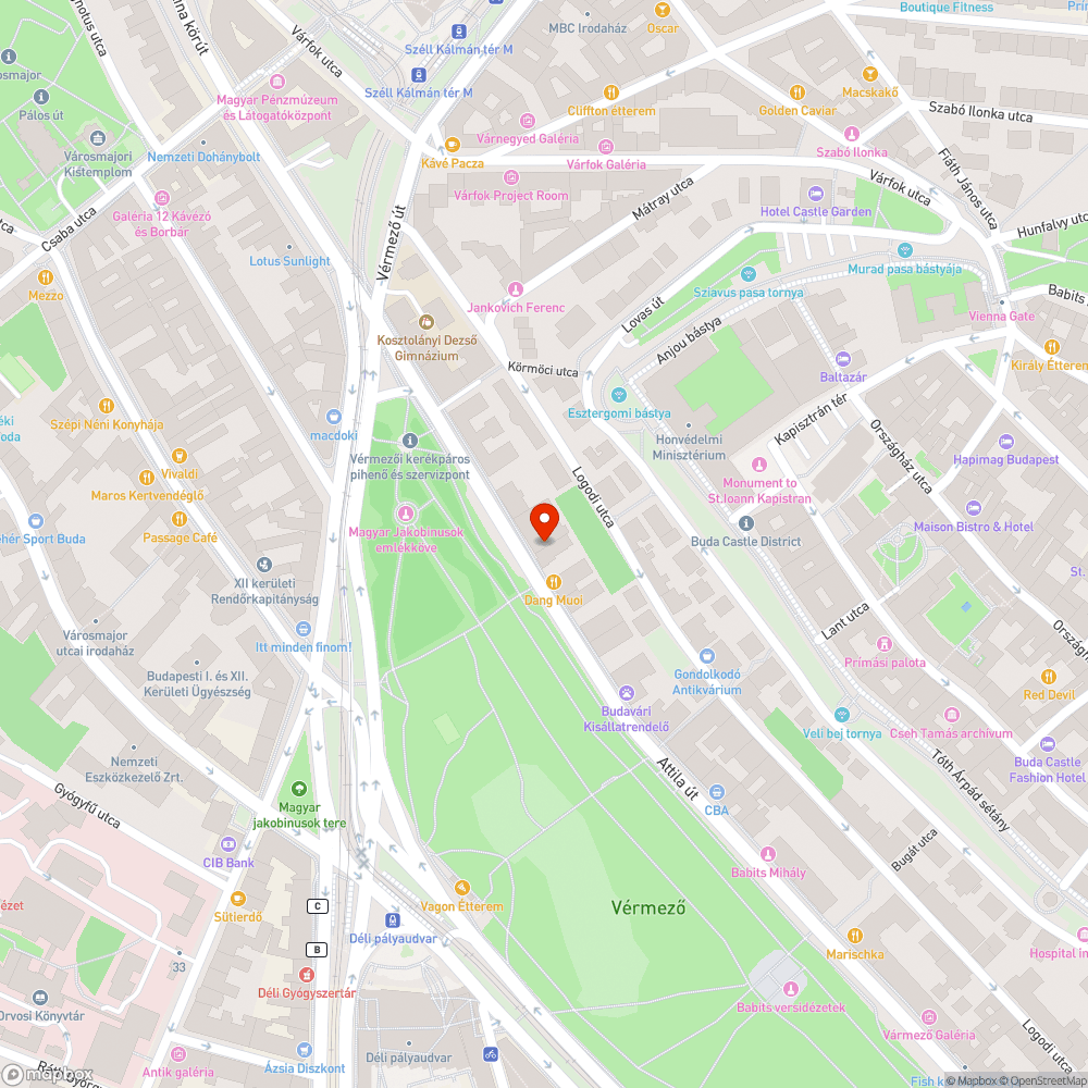 Robogó bejelentés helye