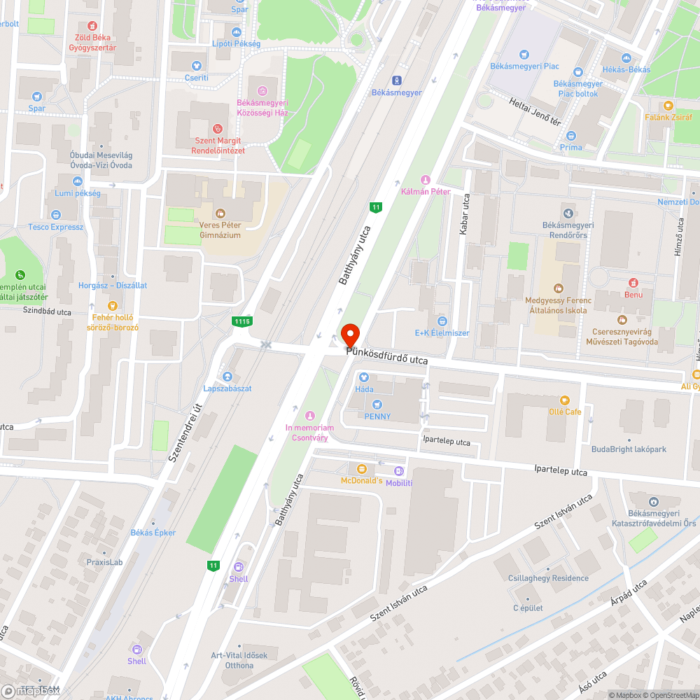 A hirdetés kitakarja a zebrát bejelentés helye