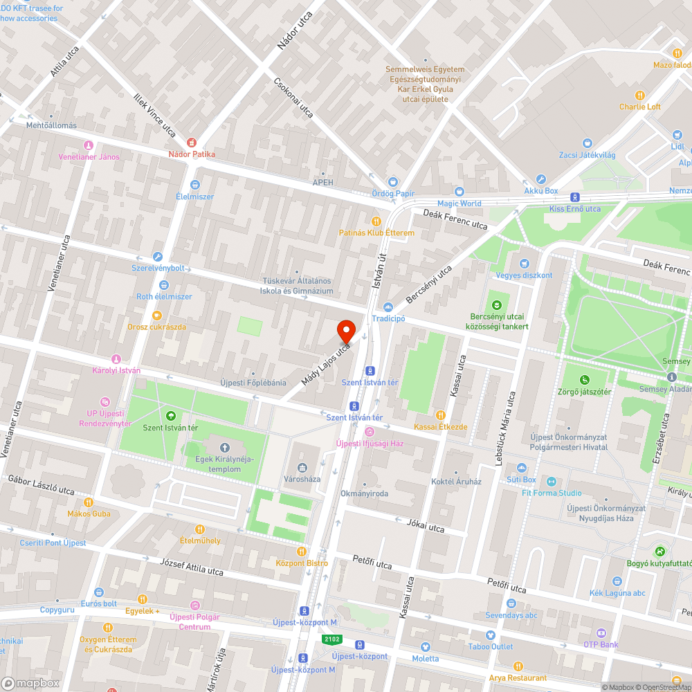 Dőlő virágtartó oszlop bejelentés helye