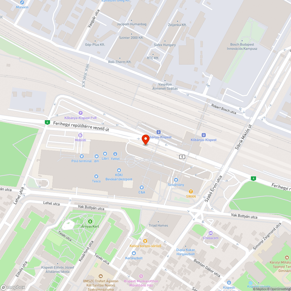 Rongált tábla bejelentés helye