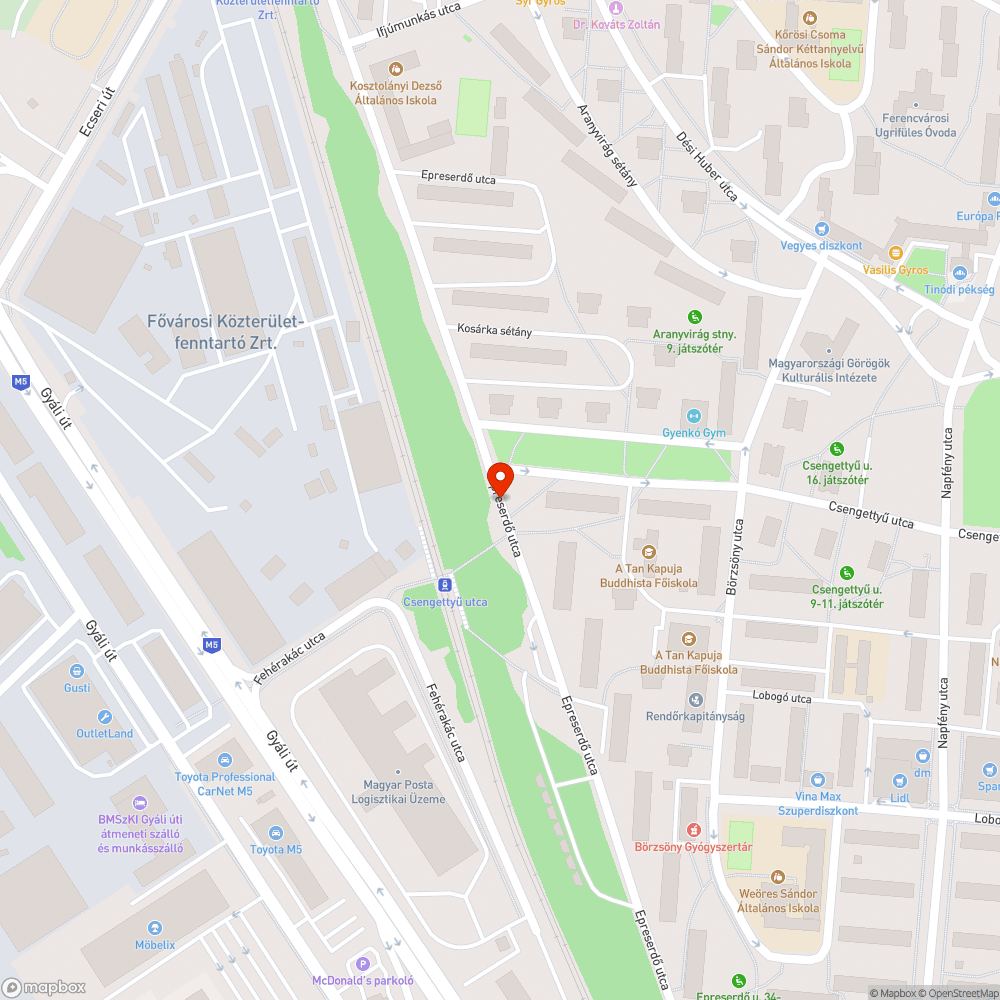 Kifakult megálló tábla bejelentés helye