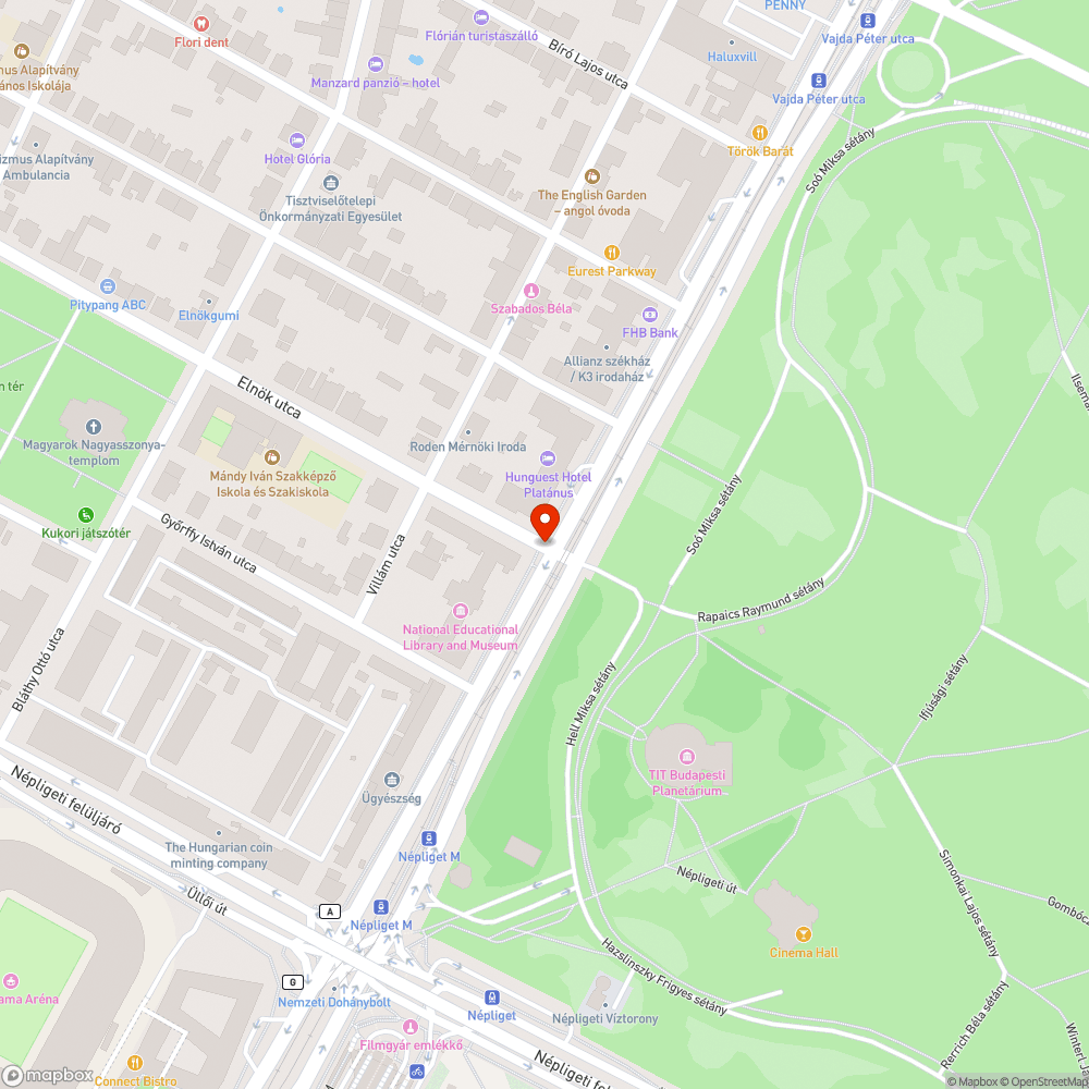 Lekopott forgalomtól elzárt terület bejelentés helye