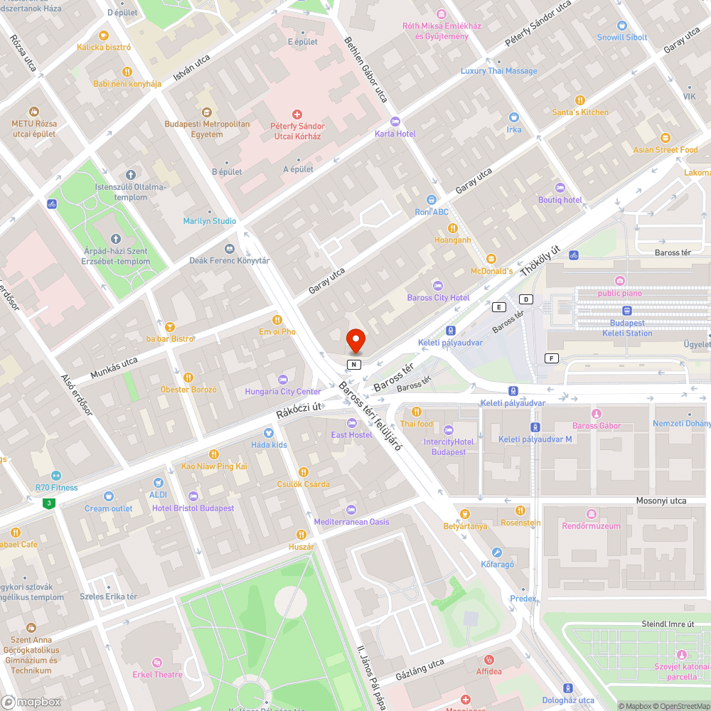 Eldugult lefolyó bejelentés helye