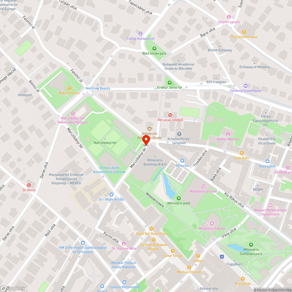 Hiányzó fa bejelentés helye