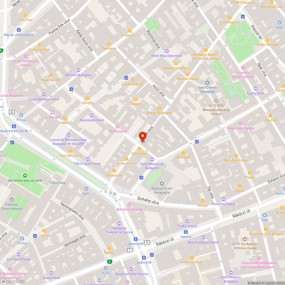 Elhagyott kerékpár bejelentés helye